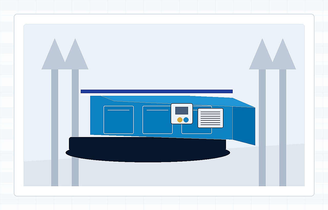 Self-created generator on project site visual